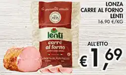 Coal Lonza carre al forno LENTI offerta