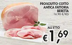 Coal Prosciutto cotto antica fattoria BERETTA offerta