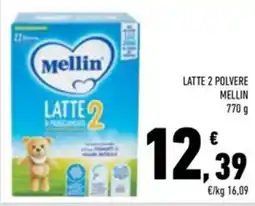 Conad Superstore Latte 2 polvere mellin offerta