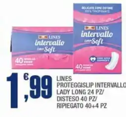 Splendidi e Splendenti Lines proteggislip intervallo lady long/ disteso/ ripiegato offerta