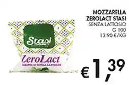 Coal Mozzarella zerolact stasi senza lattosio offerta