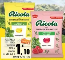 Conad Superstore Caramelle senza zucchero ricola offerta