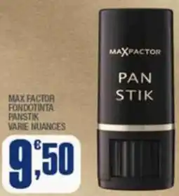 Splendidi e Splendenti Max factor fondotinta panstik offerta