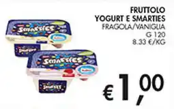 Coal Fruttolo yogurt e smarties fragola/vaniglia offerta