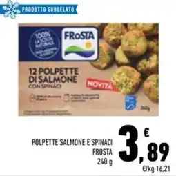 Conad Superstore Polpette salmone e spinaci frosta offerta