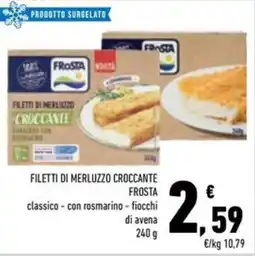 Conad Superstore Filetti di merluzzo croccante frosta offerta