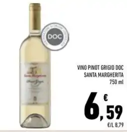 Conad Superstore Vino pinot grigio doc santa margherita offerta