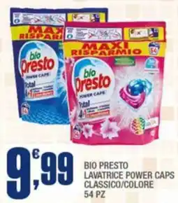 Splendidi e Splendenti Bio presto lavatrice power caps classico/colore offerta