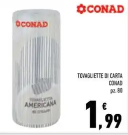 Conad Superstore Tovagliette di carta conad offerta