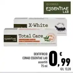 Conad Superstore Dentifricio conad essentiae lab offerta
