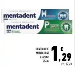 Conad Superstore Dentifricio mentadent offerta