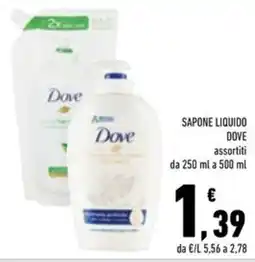 Conad Superstore Sapone liquido dove offerta