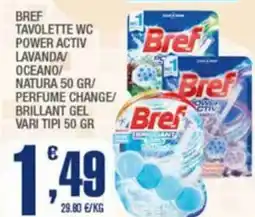Splendidi e Splendenti Bref tavolette wc power activ lavanda/ oceano offerta