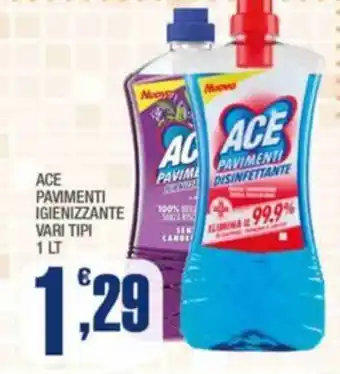 Splendidi e Splendenti Ace pavimenti igienizzante offerta