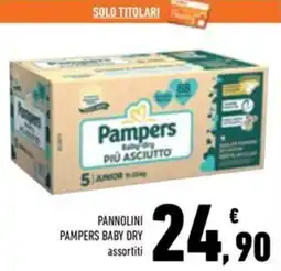 Conad Superstore Pannolini pampers baby dry offerta