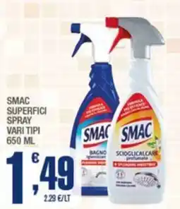 Splendidi e Splendenti Smac superfici spray offerta