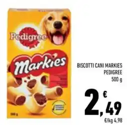 Conad Superstore Biscotti cani markies pedigree offerta