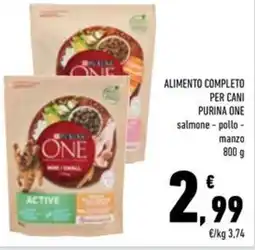 Conad Superstore Alimento completo per cani purina one offerta