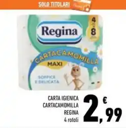 Conad Superstore Carta igienica cartacamomilla regina offerta