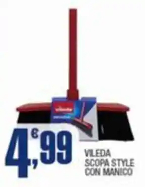 Splendidi e Splendenti Vileda scopa style con manico offerta