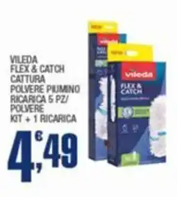 Splendidi e Splendenti Vileda flex & catch cattura polvere piumino ricarica offerta