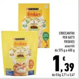 Conad Superstore Croccantini per gatti friskies offerta