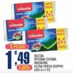 Splendidi e Splendenti Vileda spugna cucina abrasiva ultra fresh doppio crates uso offerta