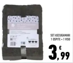Conad Superstore Set asciugamani 1 ospite +1 viso offerta