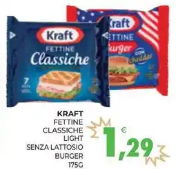 Eté Kraft fettine classiche light senza lattosio burger offerta
