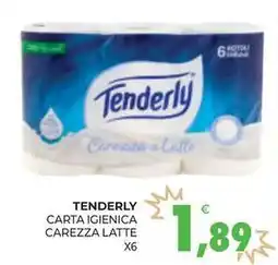 Eté Tenderly carta igienica carezza latte x6 offerta