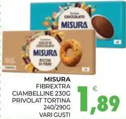 Eté Misura fibrextra ciambelline privolat tortina offerta