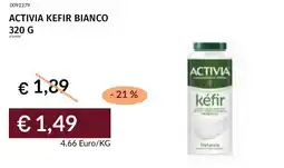 Prezzemolo e Vitale Activia kefir bianco offerta