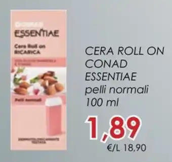 Conad Superstore Cera roll on conad essentiae offerta