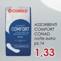 Conad Superstore Assorbenti comfort conad offerta
