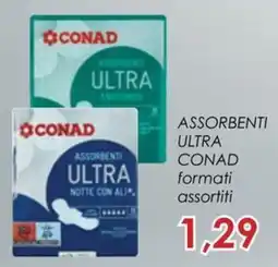Conad Superstore Assorbenti ultra conad offerta