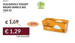 Prezzemolo e Vitale Scaldasole yogurt magro bianco bio offerta