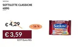 Prezzemolo e Vitale Sottilette classiche offerta