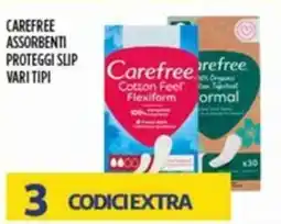 Splendidi e Splendenti Carefree assorbenti proteggi slip offerta