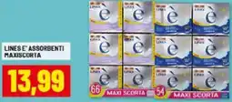 Risparmio Casa Lines e' assorbenti maxiscorta offerta