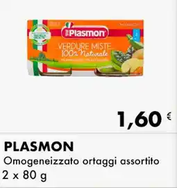 Iper Tosano PLASMON Omogeneizzato ortaggi offerta