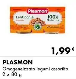 Iper Tosano PLASMON Omogeneizzato legumi offerta