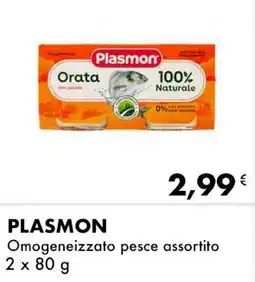 Iper Tosano PLASMON Omogeneizzato pesce offerta