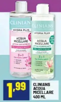 Risparmio Casa Clinians acqua micellare offerta