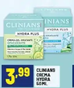 Risparmio Casa Clinians crema hydra offerta
