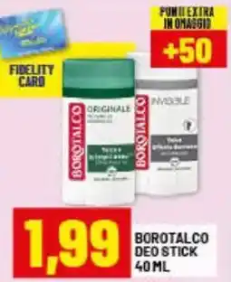 Risparmio Casa Borotalco deo stick offerta