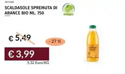 Prezzemolo e Vitale Scaldasole spremuta di arance bio offerta