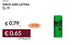 Prezzemolo e Vitale Sprite zero lattina offerta