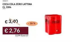 Prezzemolo e Vitale Coca cola zero lattina offerta