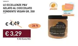 Prezzemolo e Vitale Le eccellenze p&v gelato al cioccolato fondente vegan offerta
