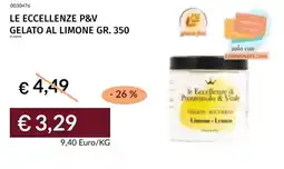 Prezzemolo e Vitale Le eccellenze p&v gelato al limone offerta